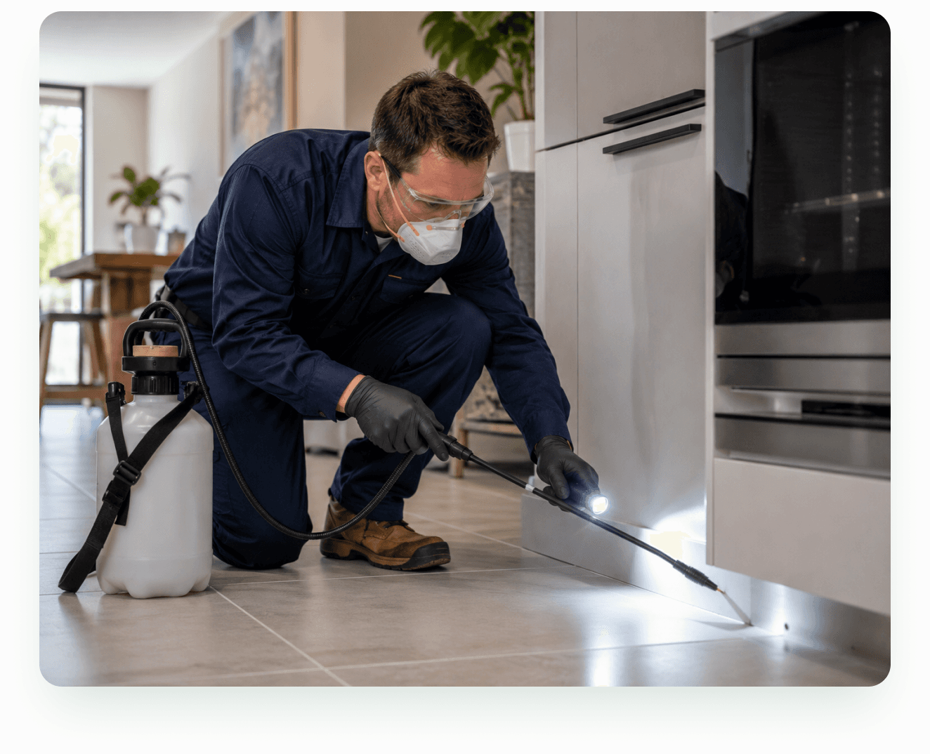 T47 Pest Control technician providing professional spider control in Melbourne