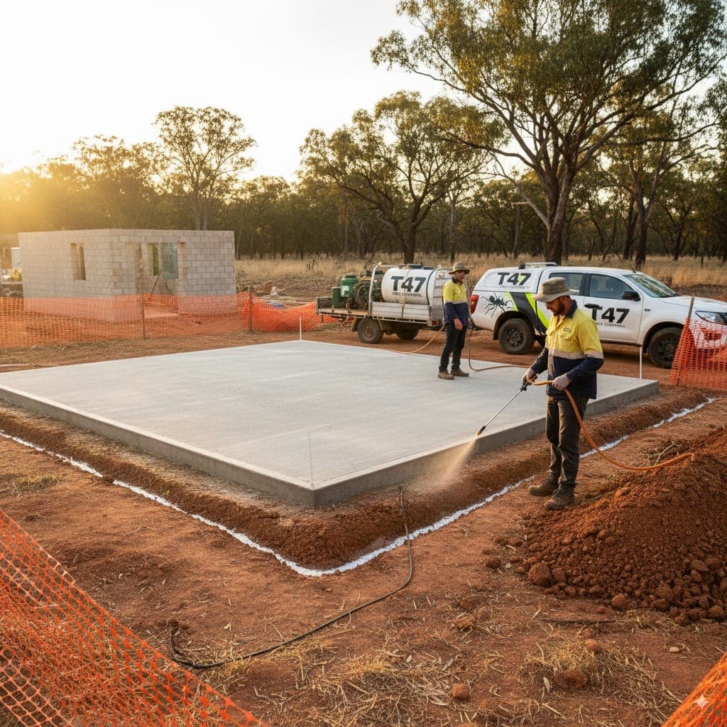 Professional Termite Foaming Process