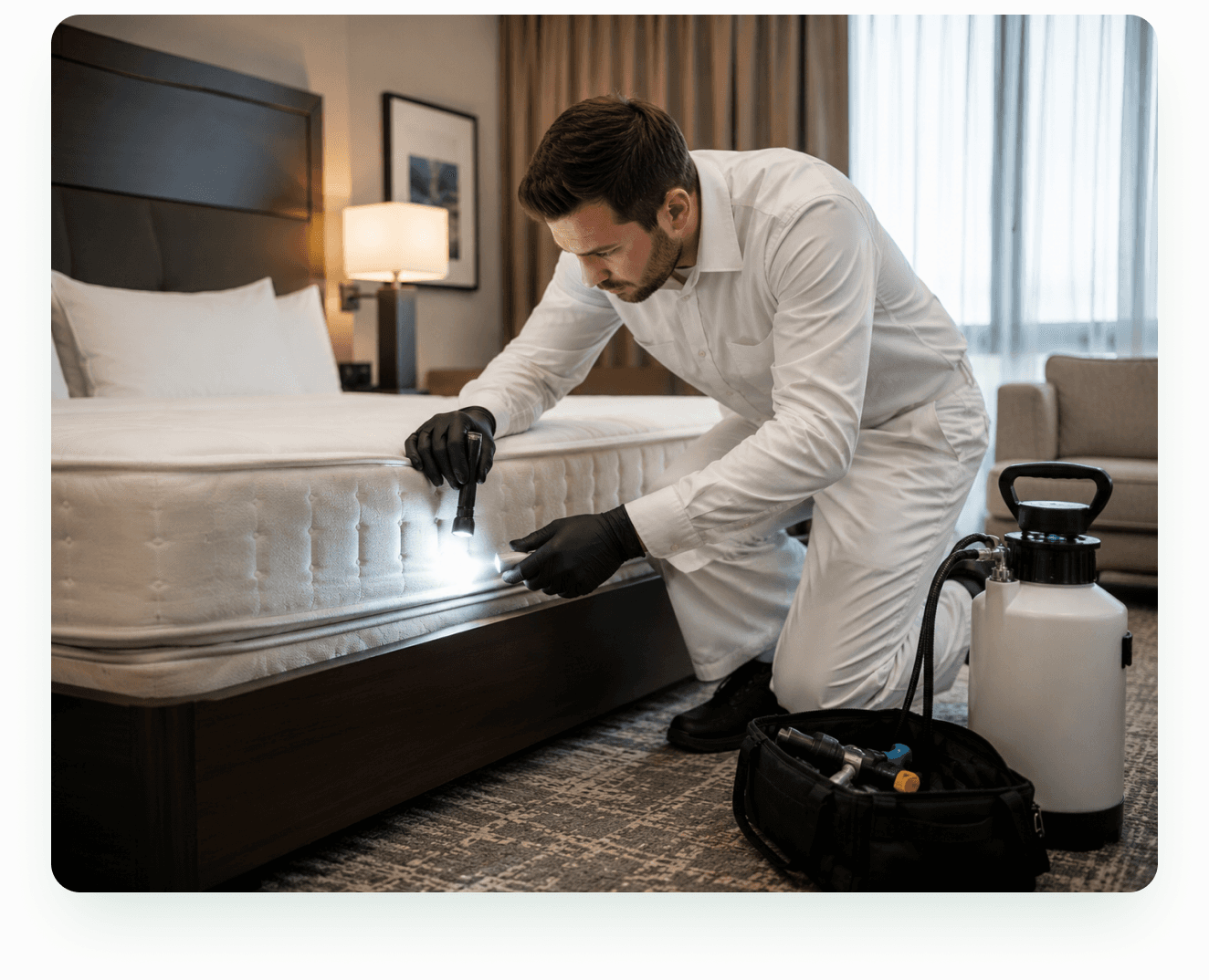 T47 Pest Control technician providing professional bed bug control in Melbourne