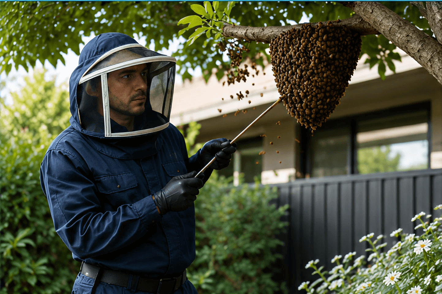 T47 Pest Control technician providing professional bee control in Melbourne