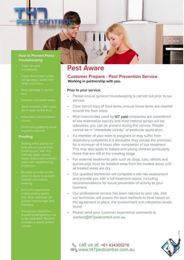 Preview of Pest Prevention Services