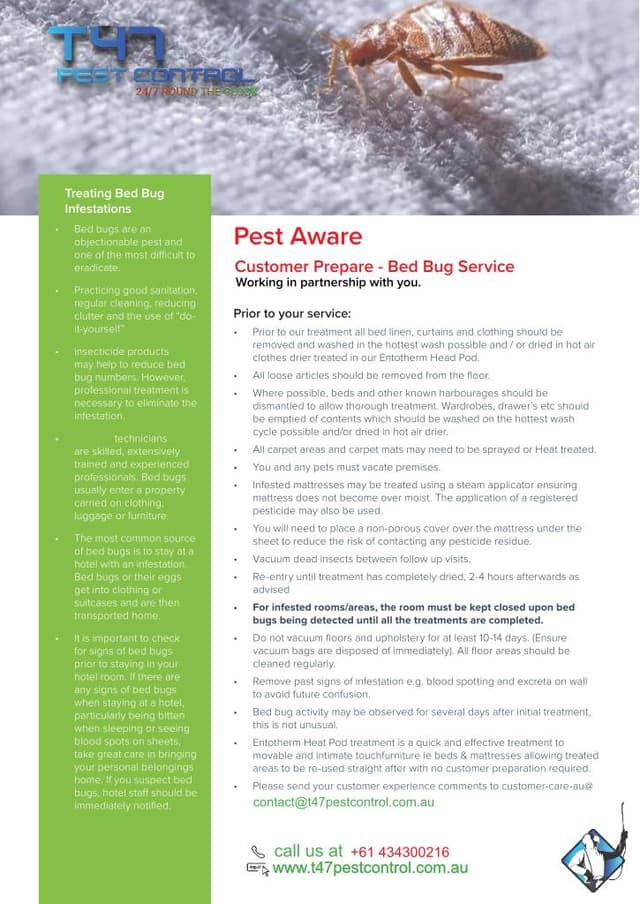 Preview of Bed Bug Services