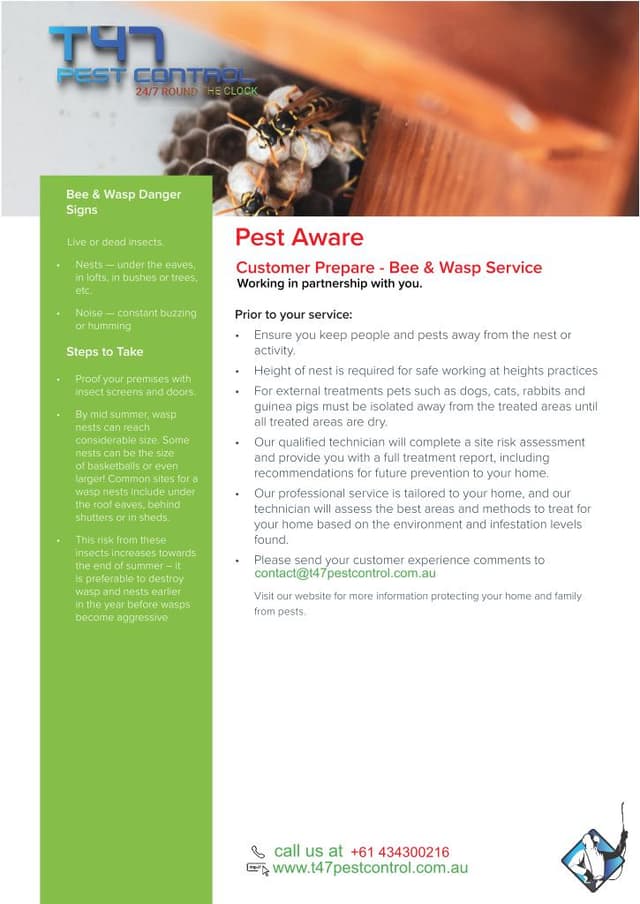 Preview of Bee & Wasp Services