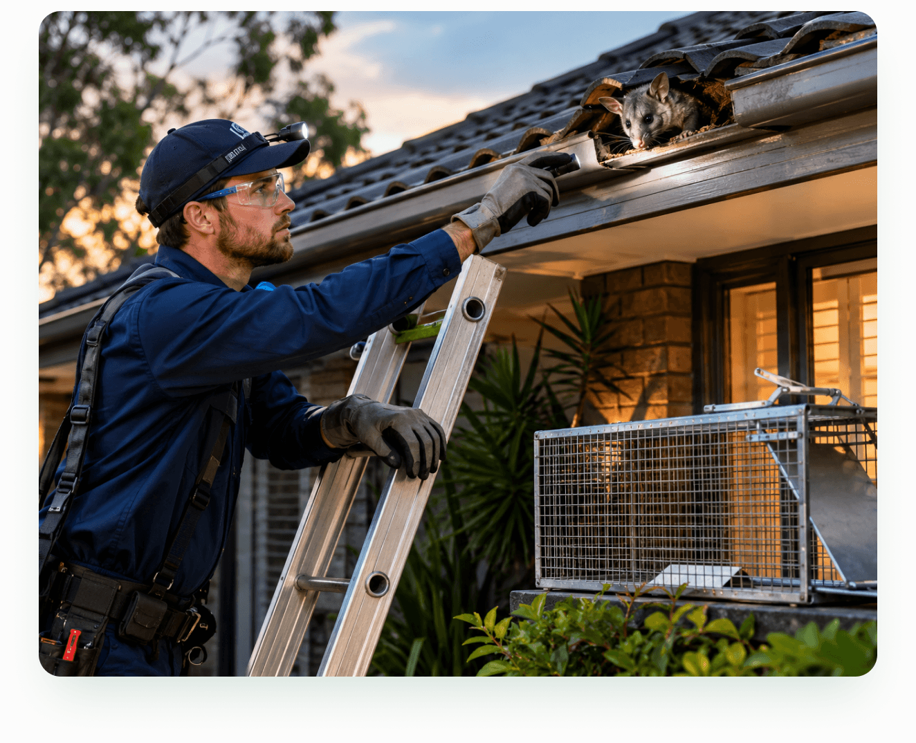 T47 Pest Control technician providing professional possum removal in Melbourne