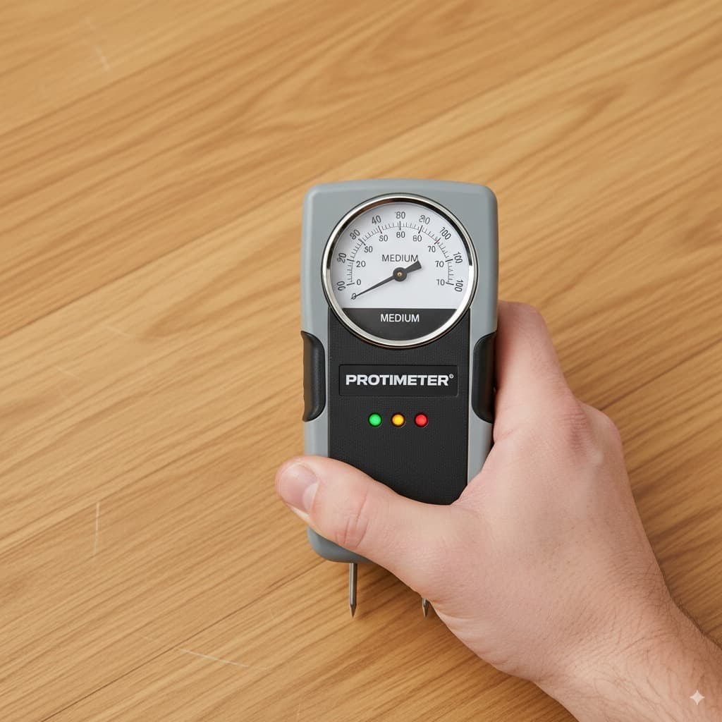 Termite monitoring station installed in garden bed