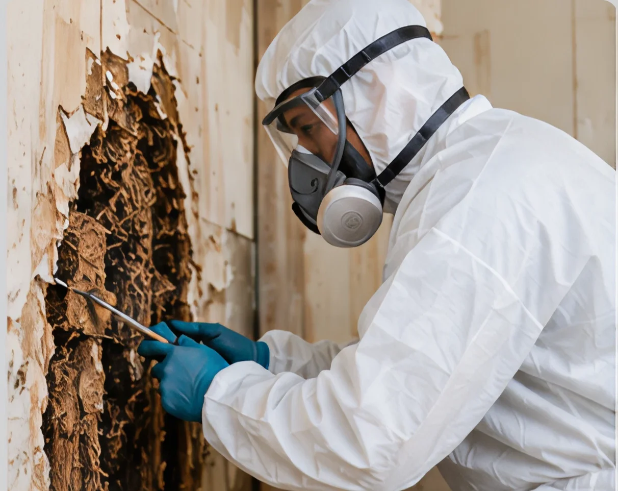 T47 Pest Control technician performing termite nest elimination in Melbourne