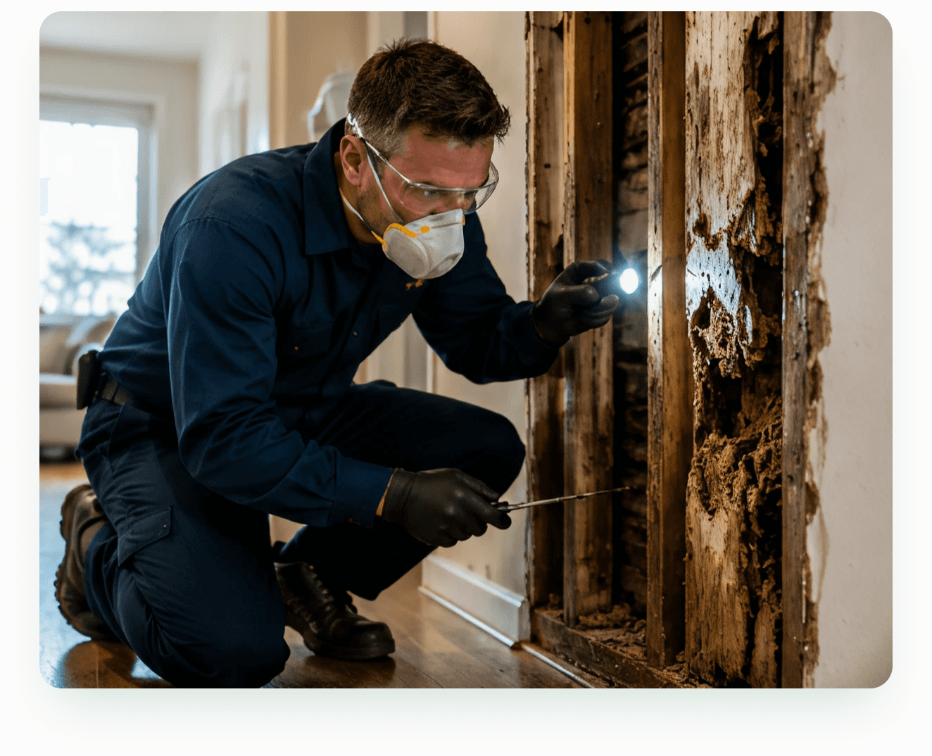 T47 Pest Control technician providing professional termite control in Melbourne
